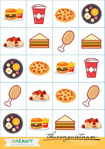 Sticker đồ ăn mẫu 4